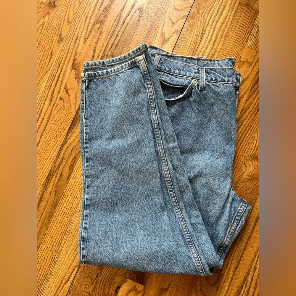 Vintage 40x32 Levi’s 550 Orange Tab relaxed fit tapered leg Jean bin3